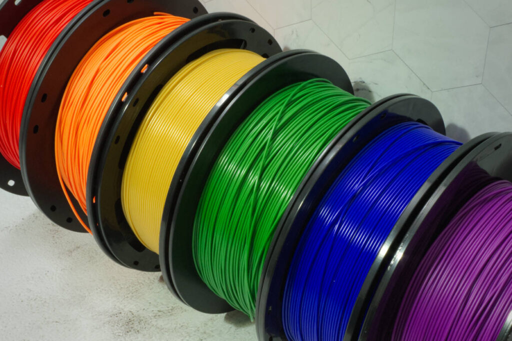 Filament Spools Rainbow Diagonal