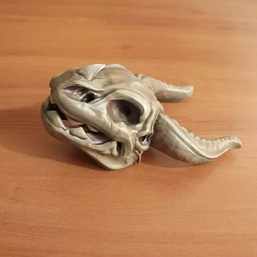 Stylized Dragon Skull